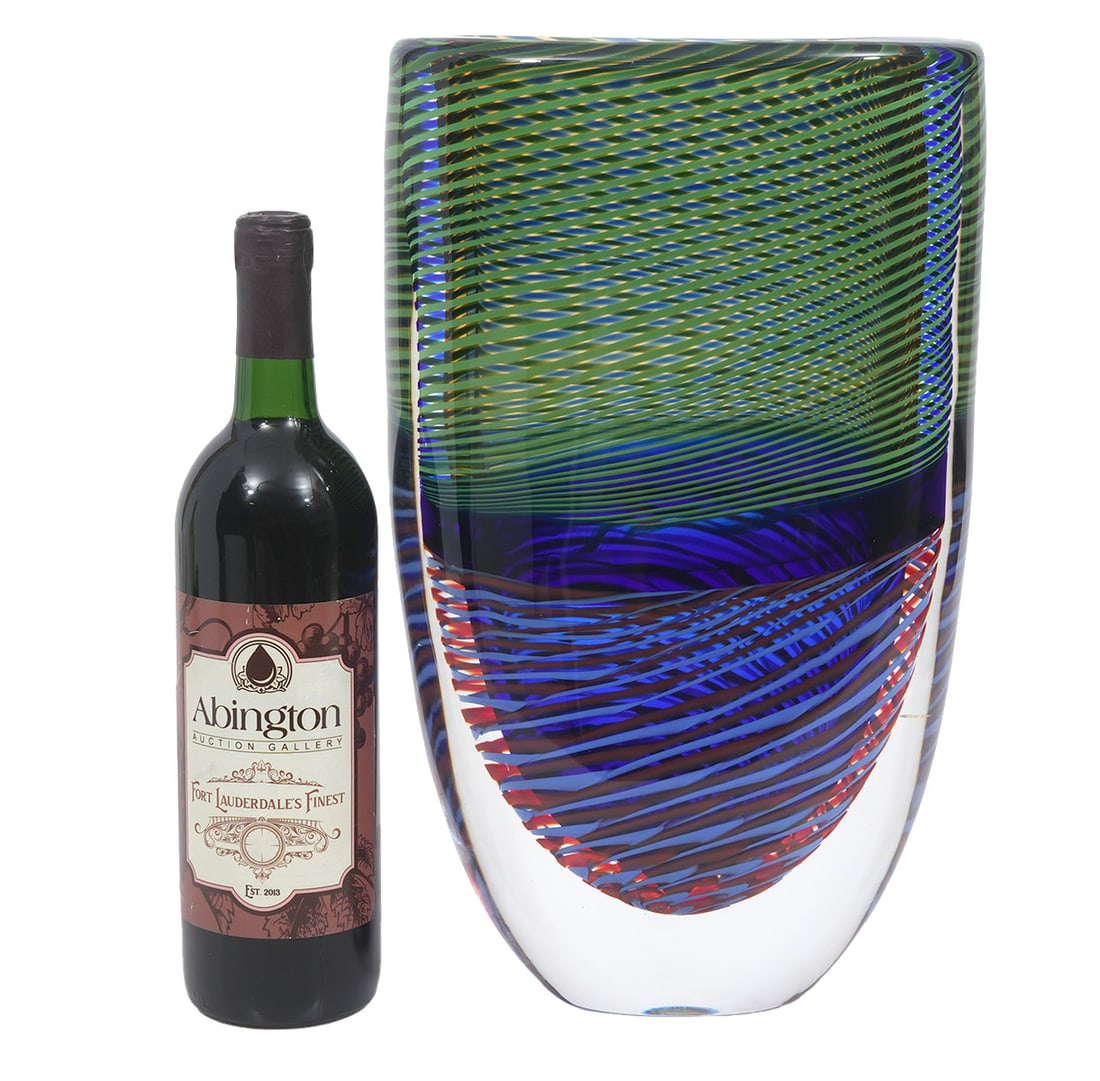 Murano Art Glass Vase by Stefano Toso (1 of 8)