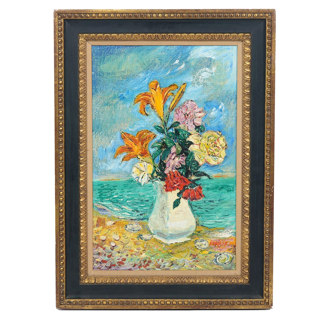 David Burliuk 'Still Life' Oil Painting (1 of 7)