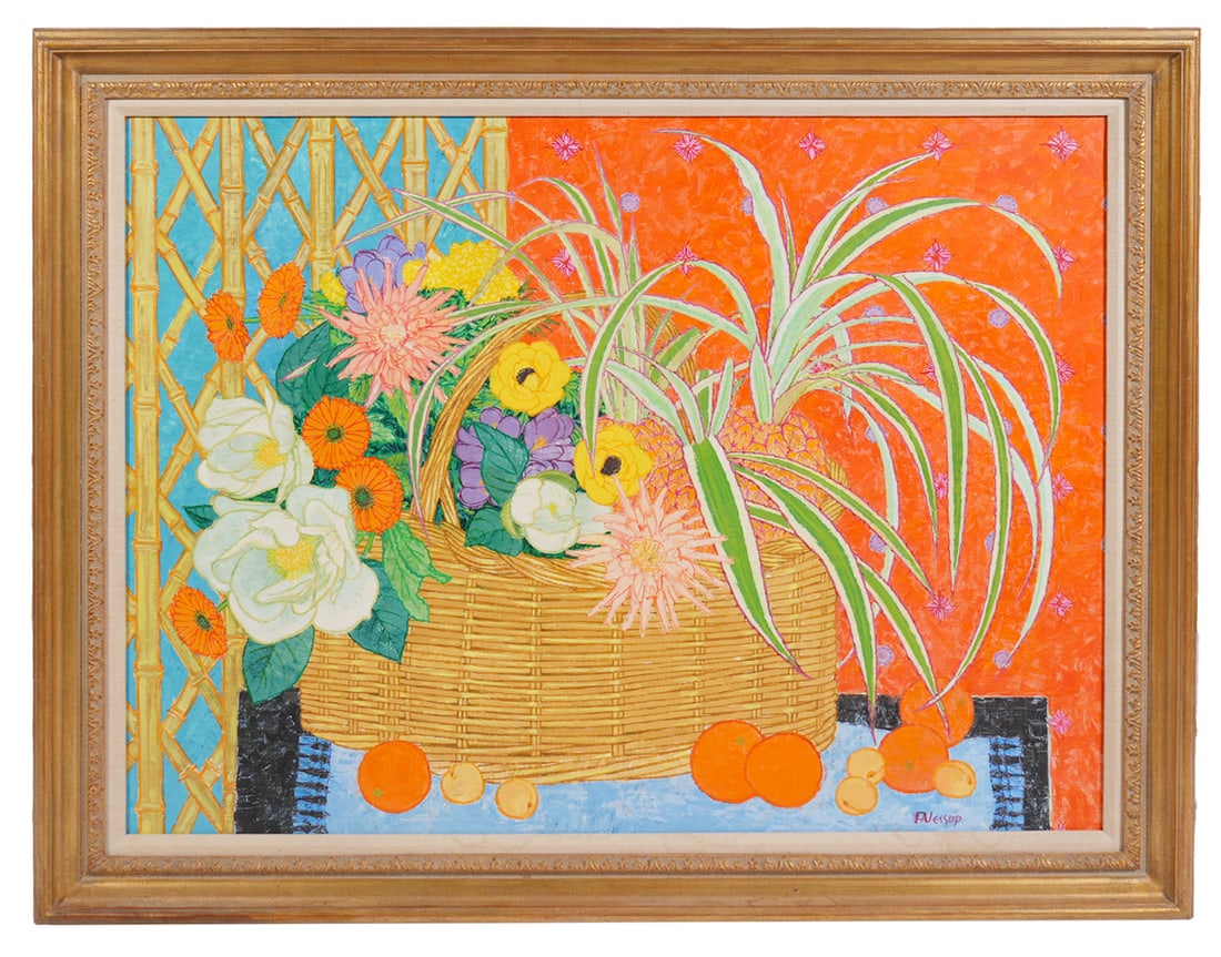 Frederick Jessup 'Pleasant Pineapples' Painting (1 of 10)