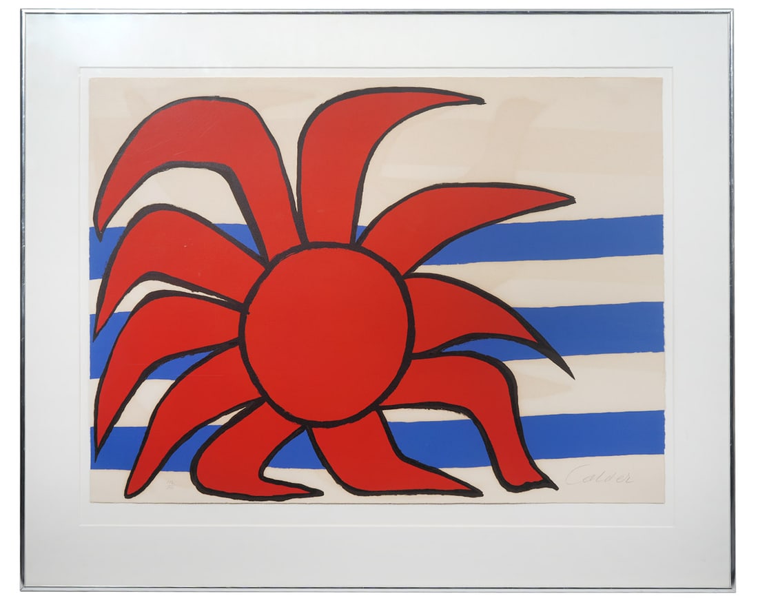 Alexander Calder Litho 'Soleil Sur Les Vagues' (1 of 7)