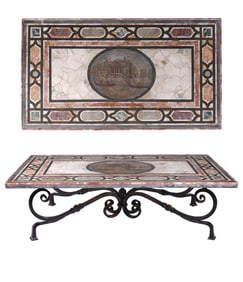 Italian Pietra Dura Coffee Table