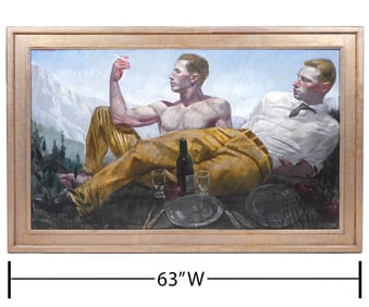 Bruce Sargeant (Mark Beard) LARGE Oil Painting