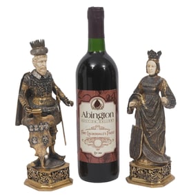 Antique German Sterling Figurines of King & Queen