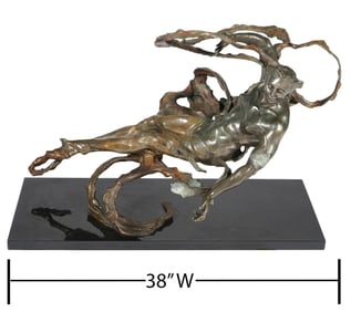 M. L. Snowden 'Caldera' Bronze Figurine