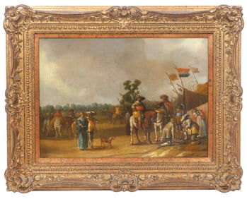 19th Ct. Old Dutch Master Oil Painting
