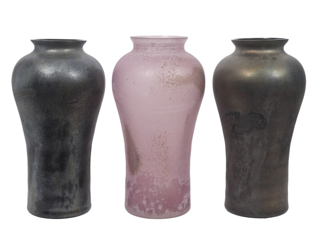 3 Signed Murano Cenedese Glass Vases (1 of 13)
