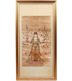 Chinese Hanging Scroll Painting on Paper