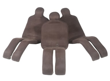 3 Olivier Morgue 'Bouloun' Lounge Chairs