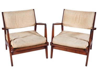 Pr. Jens Risom Mid-Century Lounge Chairs