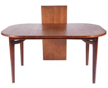 Jens Risom Mid Century Walnut Dining Table