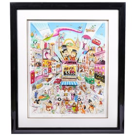 Charles Fazzino 3-D Serigraph 'Broadway Toons'