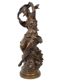 Jean-Baptiste Germain French Bronze Sculpture