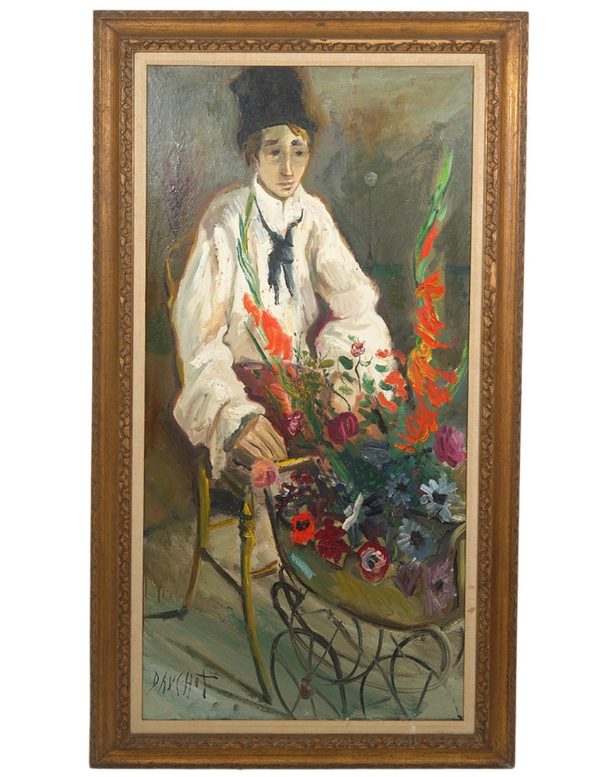 Gabriel Dauchot Painting of A Clown (1 of 10)