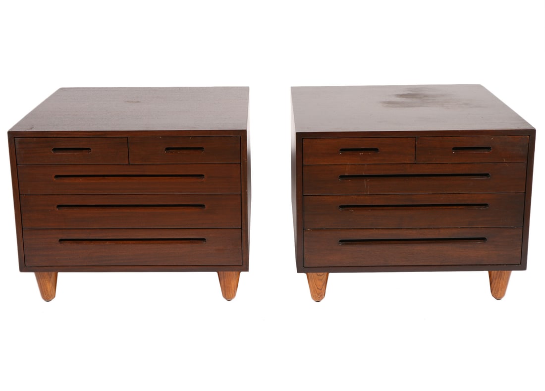 Pr. Dunbar Mid Century Modern Nightstands (1 of 9)
