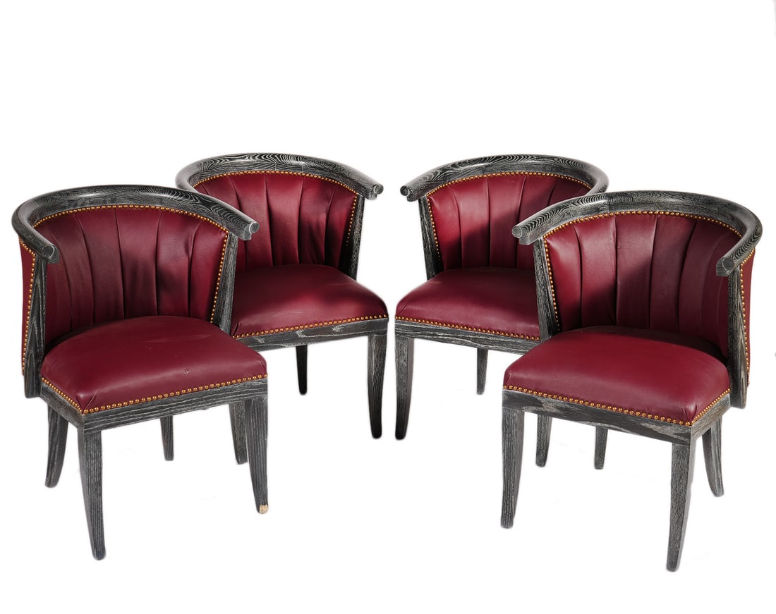 4 Mid Century Harold Schwartz for Romweber Chairs (1 of 6)