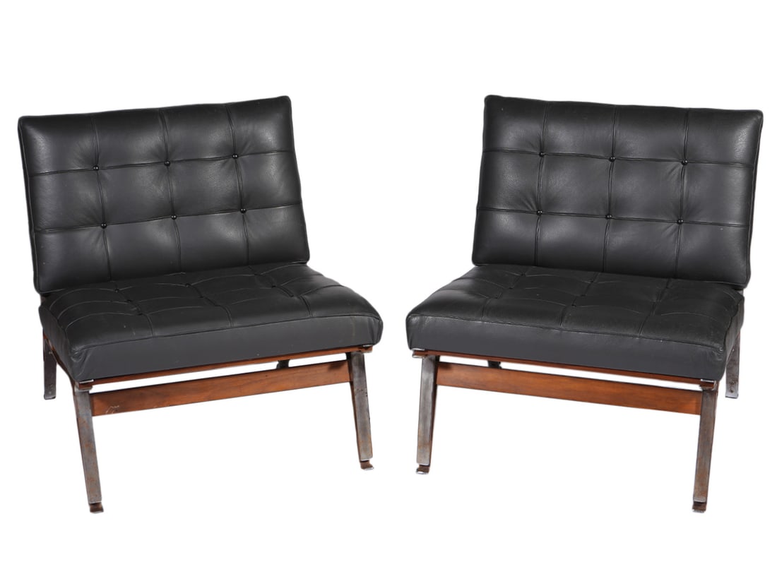 Pair Ico Parisi For Cassina Upholstered Chairs (1 of 7)