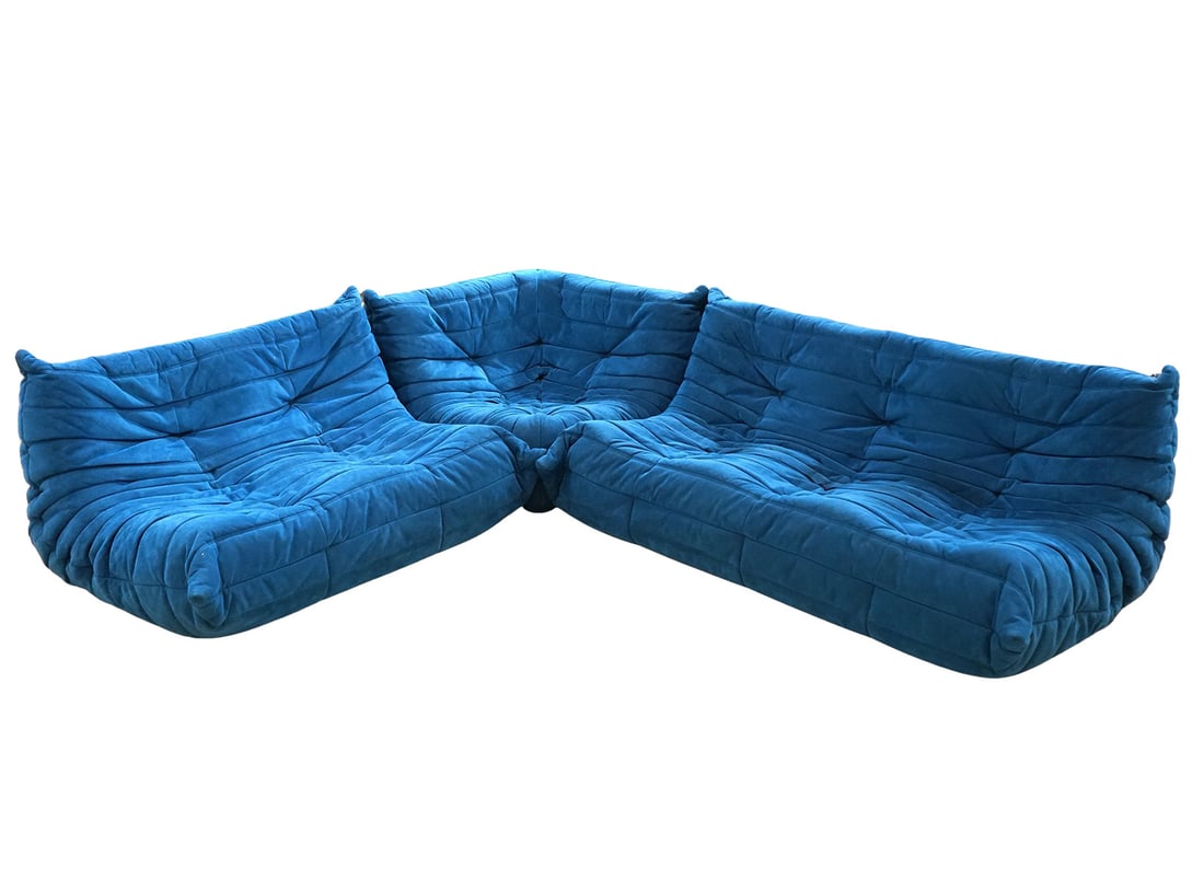 Ligne Roset 3 Piece Togo Sofa (1 of 8)