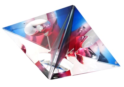 Pavel Novak Optical Glass Sculpture