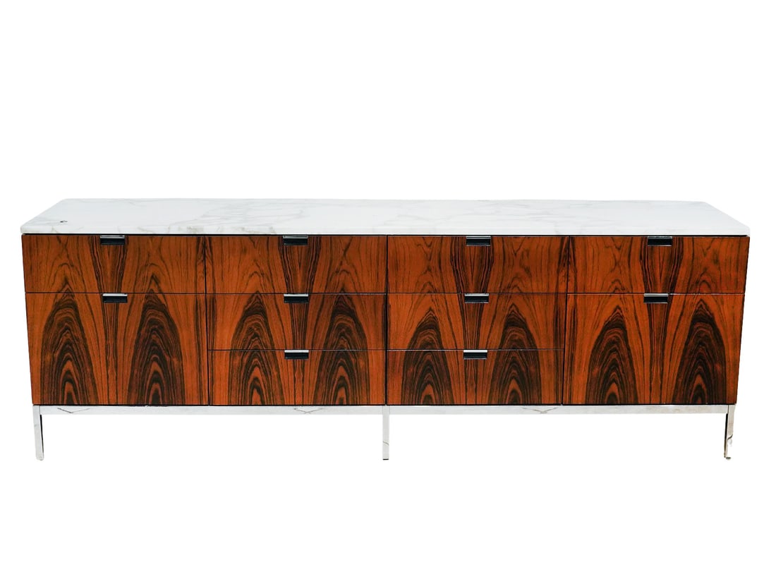 Florence Knoll Vintage Rosewood Credenza (1 of 12)