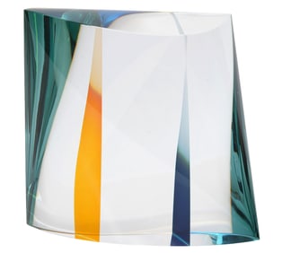 Pavel Novak Optical Glass Sculpture