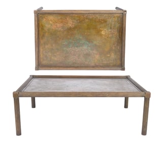 Philip & Kelvin Laverne Bronze Coffee Table