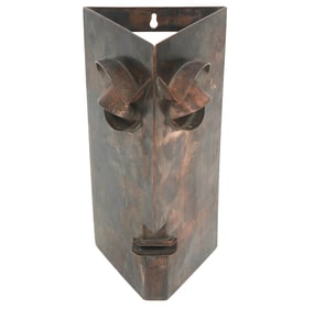 Franz Hagenauer Brass Wall Mask
