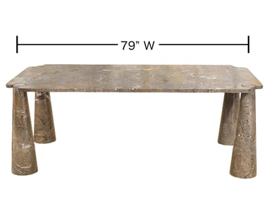 Angelo Mangiarotti Marble Dining Table