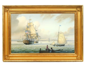 Original Leonard John Pearce Marine Painting