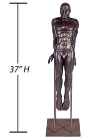 Jorge Marin 'Equilibrista en Paralelas' Bronze