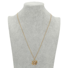 Tiffany 'Paloma Picasso' 18K YG Diamond Necklace