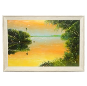 Sam Newton Highwaymen Sunset on St. Lucie Inlet