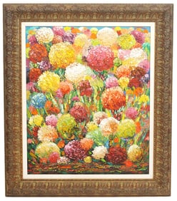 Orville Bulman 'Garden Next Door' Painting