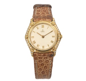 Ebel 18K YG & Diamond Lady's Quartz Wristwatch