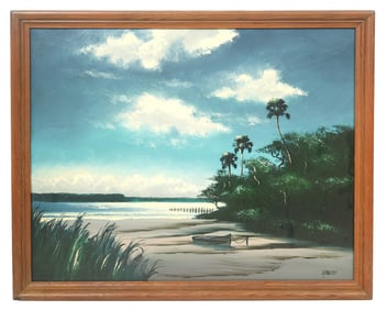 Livingston Roberts Florida Highwaymen Painting