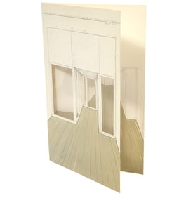 Christo 'Corridor Store Front' Offset Litho