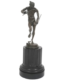 Charles Arthur Bourgeois Bronze 'Snake Charmer'