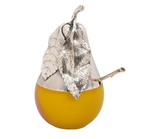 Buccellati Sterling and Murano Jelly Jar