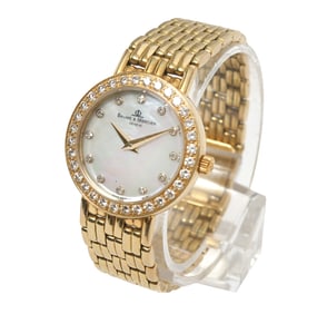 Baume & Mercier Diamond & 14K YG Wristwatch