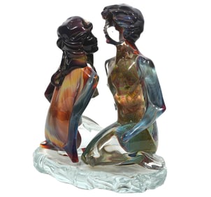 Loredano Rosin Murano Sculpture 'Young Lovers'