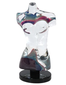 Dino Rosin Women's Art Glass Torso