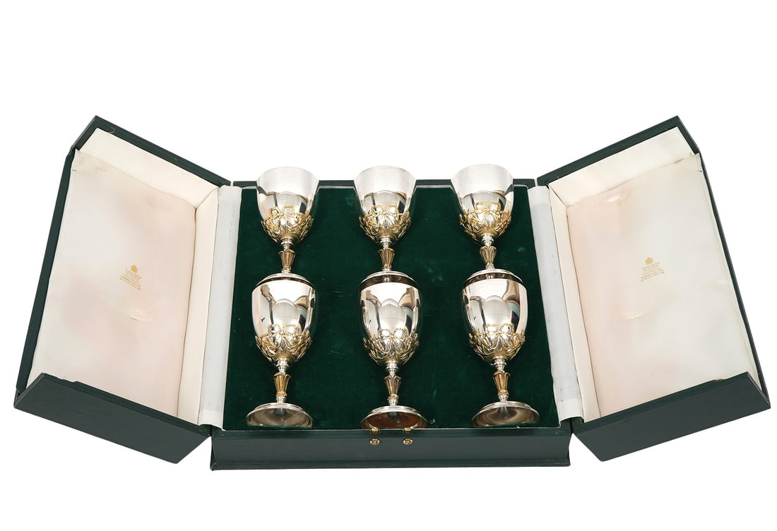 6 Silver Goblets Wedding Prince Charles & Diana Garrard & Co. Ltd (1 of 14)