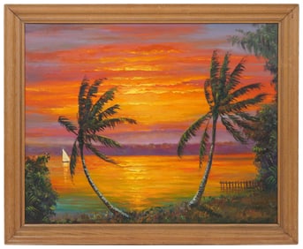 Roy McLendon 'Firesky' Highwayman Painting