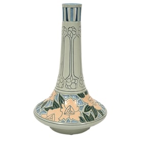 Roseville Della Robbia Carved and Signed Vase