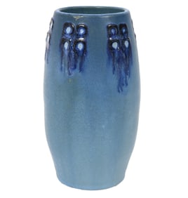Arequipa Art Pottery Blue Vase