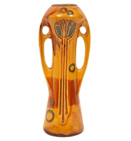 Rare Weller Art Deco Pottery Vase