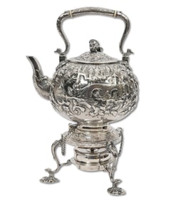 Samuel Kirk and Son Landscape Hot Water Kettle