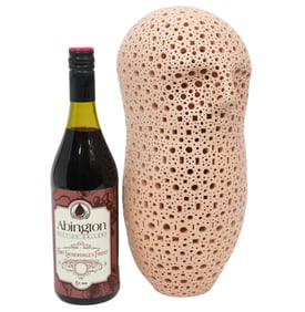 Alexander Ney Terracotta Head Sculpture