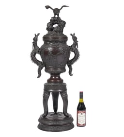 Japanese Antique Bronze Censer