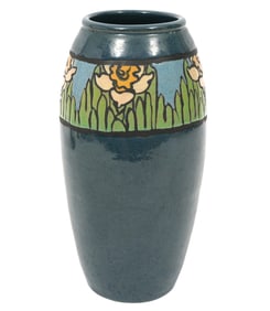 Saturday Evening Girls Daffodils Pottery Vase