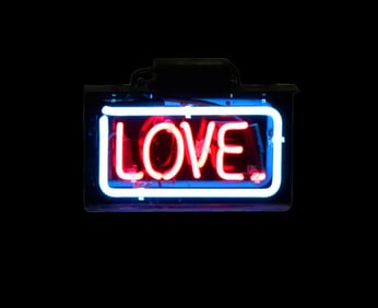 Patrick Martinez 'LOVE' Neon Sign